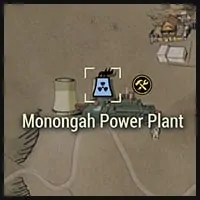Monongah Power Plant - Map Location