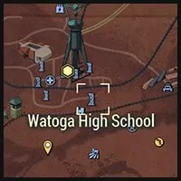 Watoga High School - Map Location