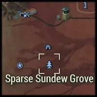 Sparse Sundew Grove - Map Location