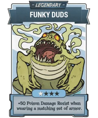 Funky Duds - Legendary Perk Card