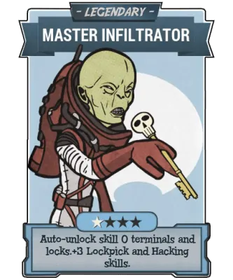 Master Infiltrator - Legendary Perk Card