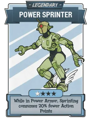 Power Sprinter - Legendary Perk Card