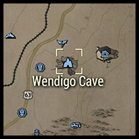 Wendigo Cave Map Location - Fallout 76 Screws